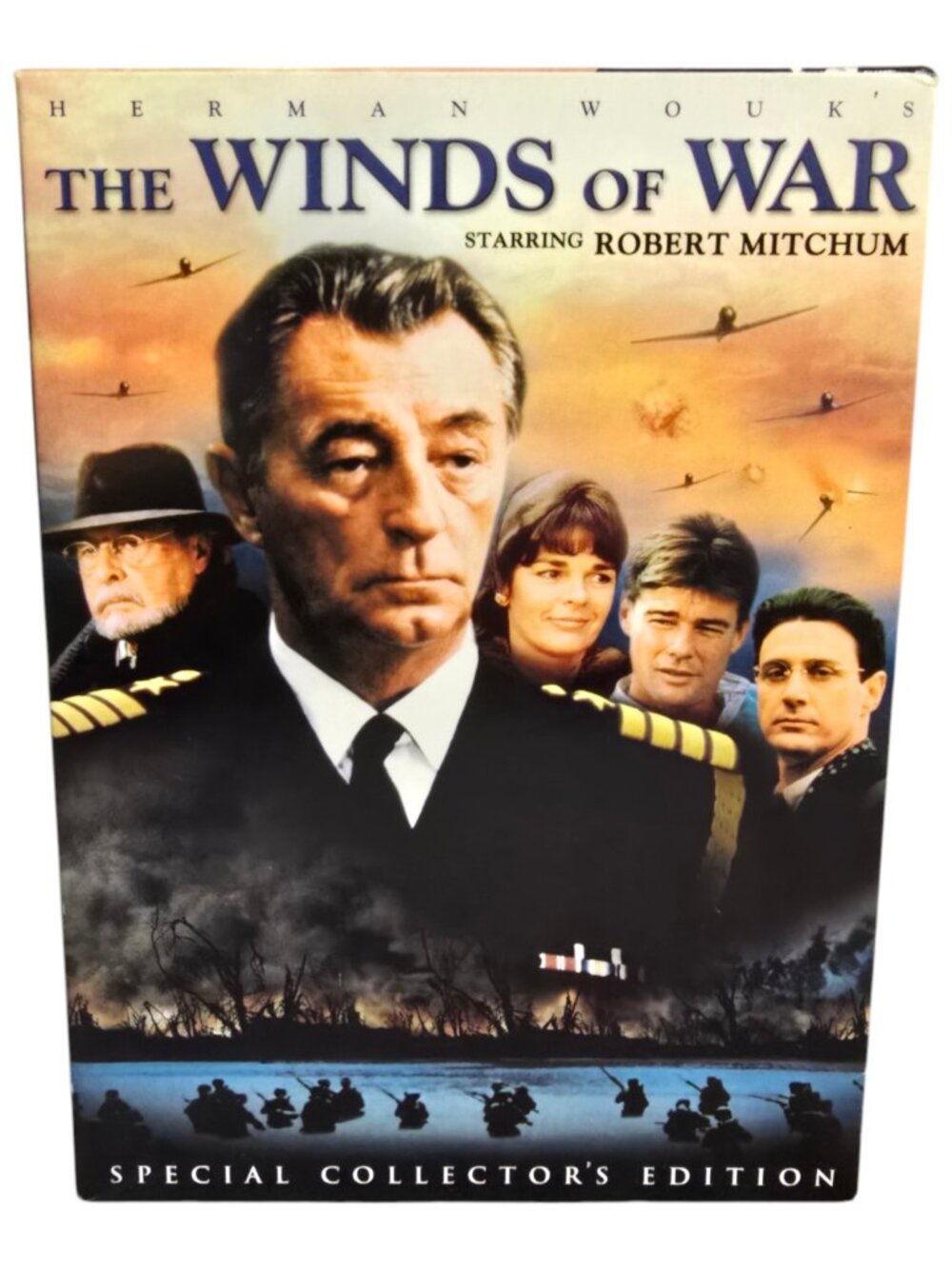 The Winds of War (DVD, 1983, 2004, 6-Disc Set) Robert Mitchum World War II